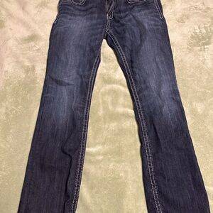BKE Men's Straight Jeans in Dark Blue